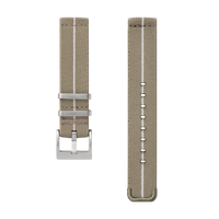 Stretch Nylon Watch Strap, 18mm, khaki