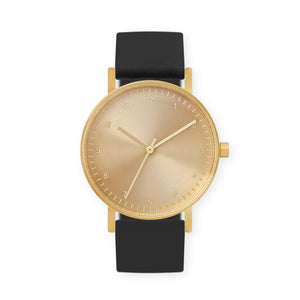 B60 Watch, Gold Case, Gold Dial, Silicone Strap