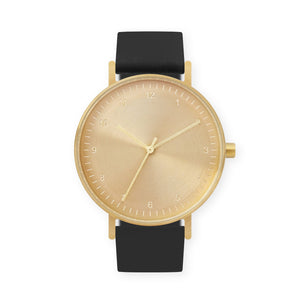 B60 Watch, Gold Case, Gold Dial, Silicone Strap