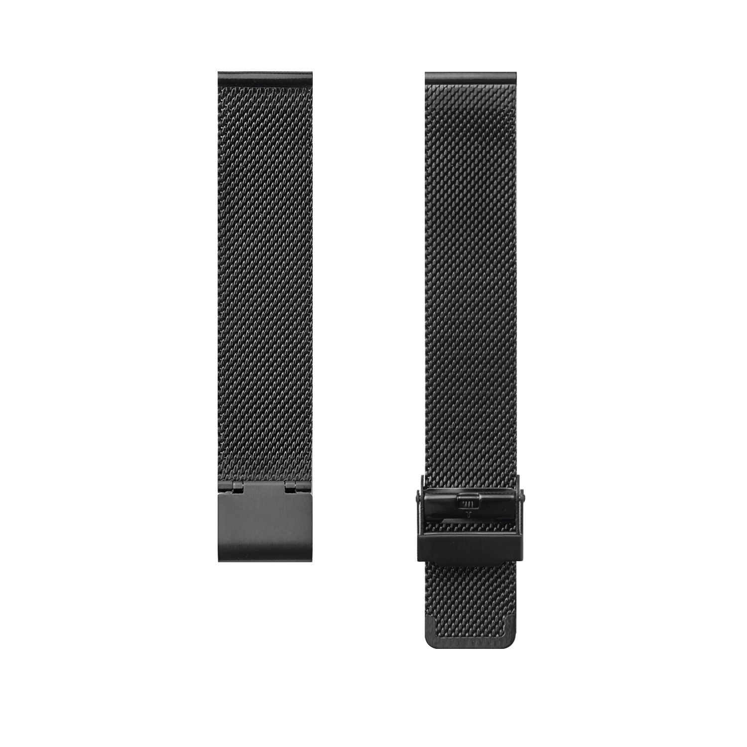 Stainless Steel Mesh Watch Strap, 18mm-BLACK