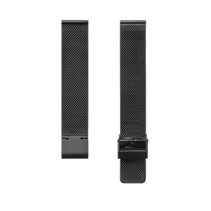 Stainless Steel Mesh Watch Strap, 18mm-BLACK