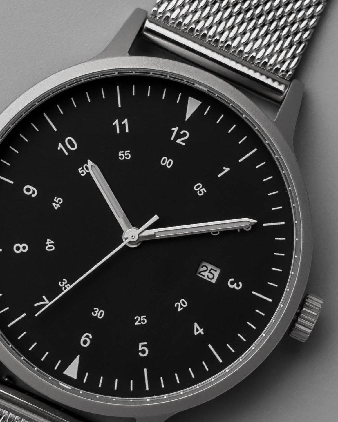 B70 luminous dial with date