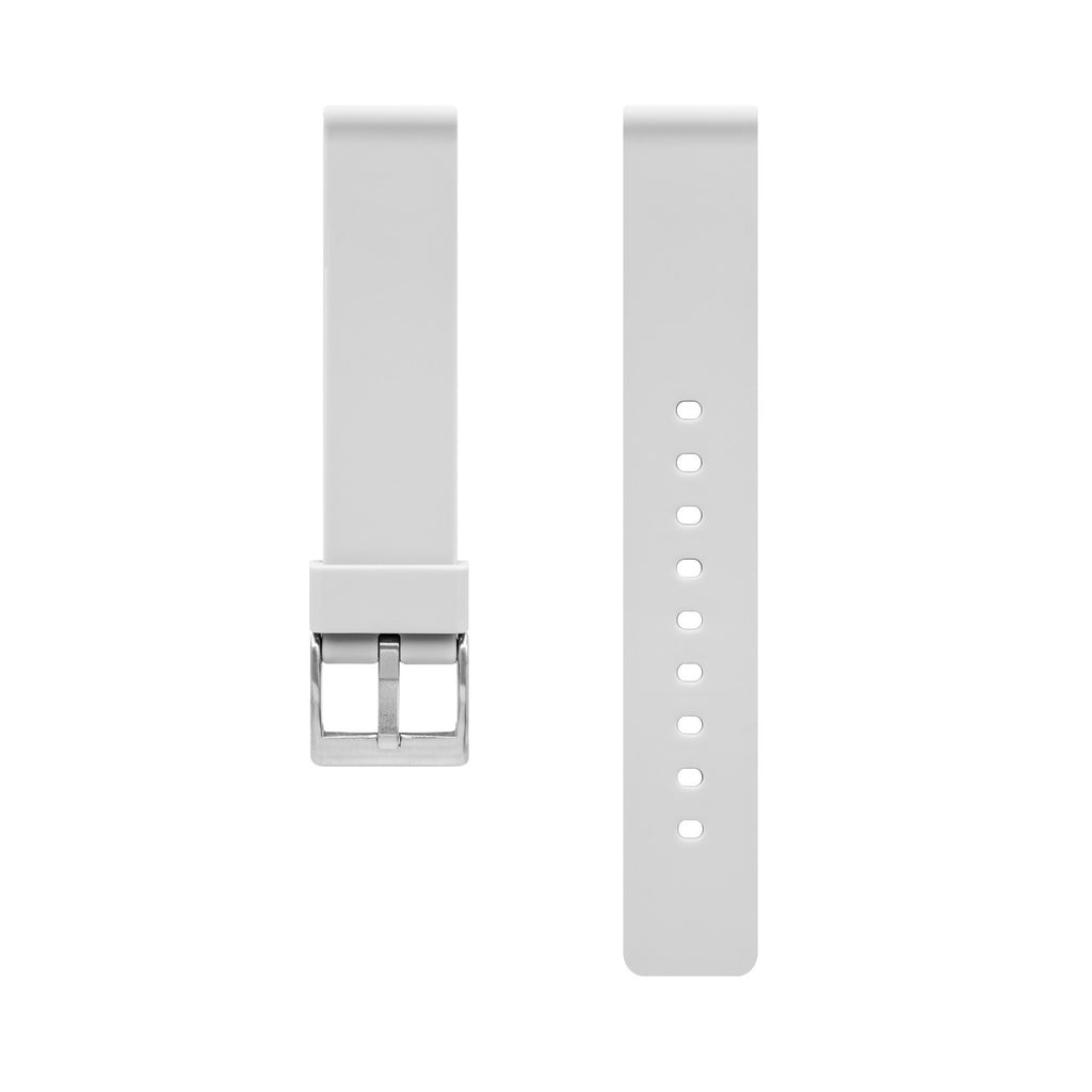 Rubber Watch Strap, Light Grey - BIJOUONE