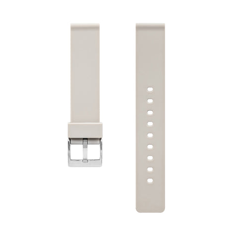 Rubber Watch Strap, Ivory - BIJOUONE