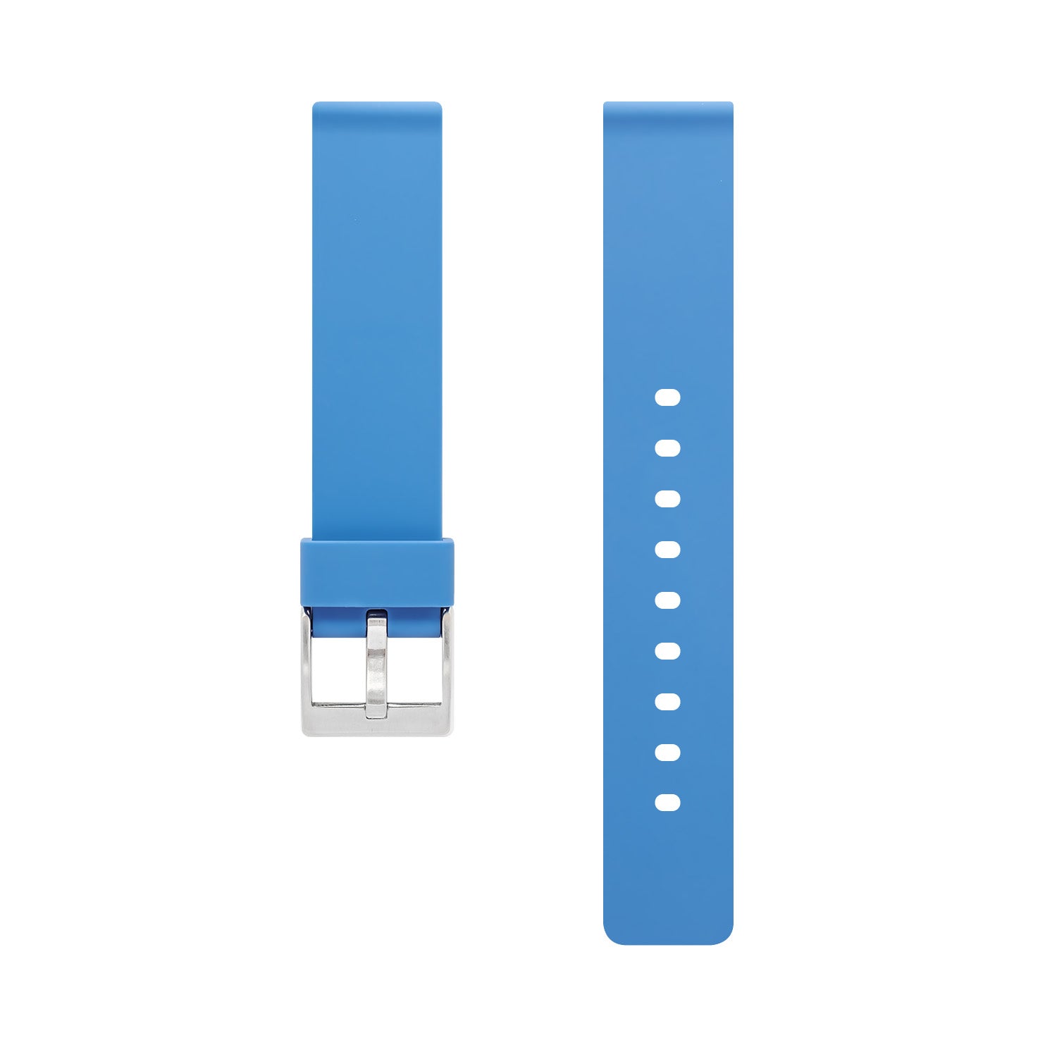 Rubber Watch Strap, Blue - BIJOUONE