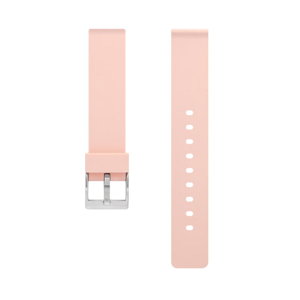 Rubber Watch Strap, Nude Pink - BIJOUONE