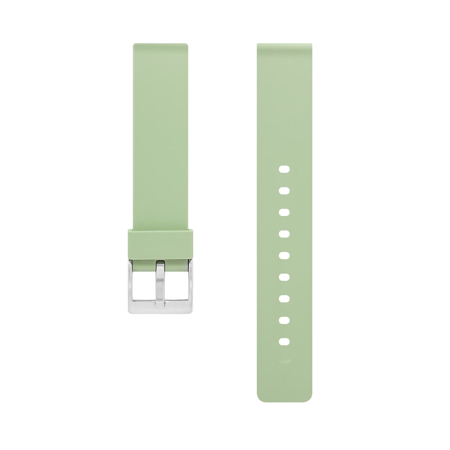 Silicone Watch Strap, 18mm, Mint Green - BIJOUONE