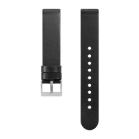 Calf Leather Watch Strap, 18mm, Black