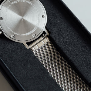 Stainless Steel Mesh Watch Strap, 18mm - BIJOUONE