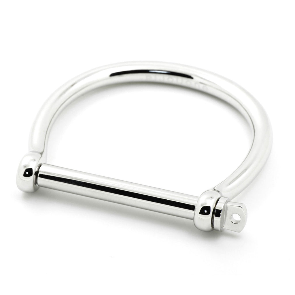 Classic Screw Cuff Bracelet, Silver - BIJOUONE