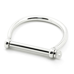 Classic Screw Cuff Bracelet, Silver - BIJOUONE