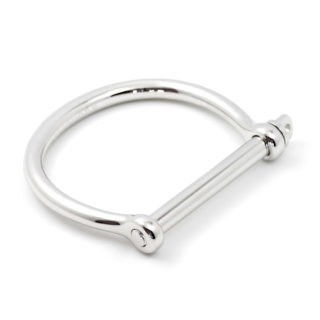 Classic Screw Cuff Bracelet, Silver - BIJOUONE