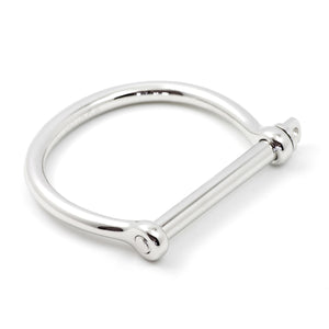 Classic Screw Cuff Bracelet, Silver - BIJOUONE