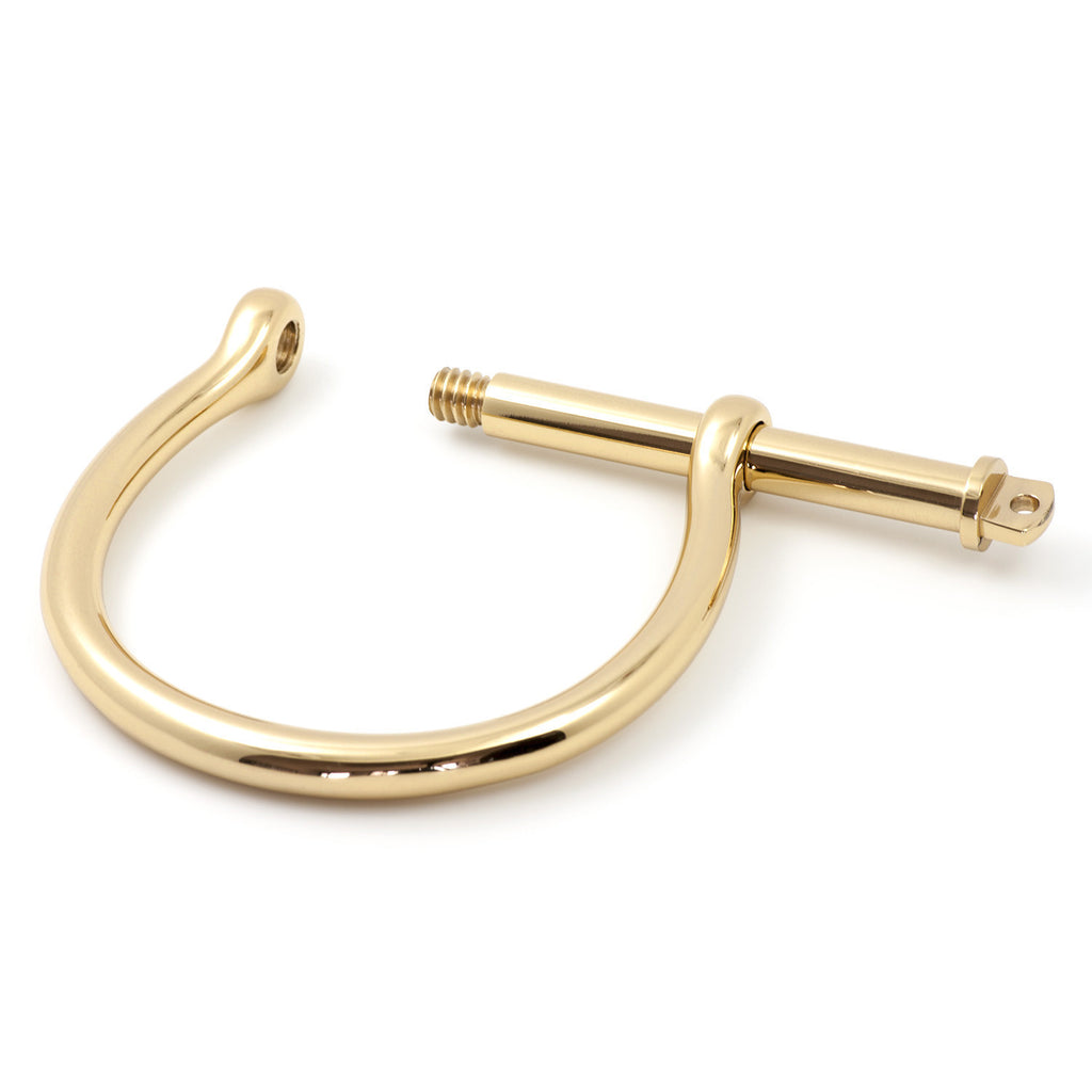 Classic Screw Cuff Bracelet, Gold - BIJOUONE