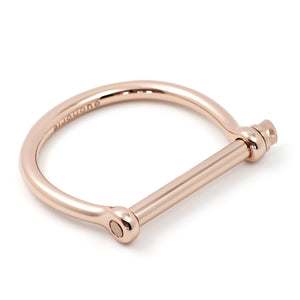 Classic Screw Cuff Bracelet, Rose Gold - BIJOUONE