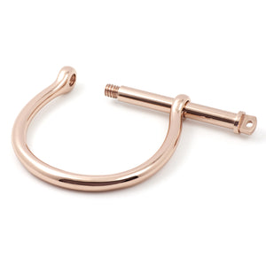 Classic Screw Cuff Bracelet, Rose Gold - BIJOUONE