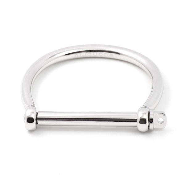 Classic Screw Cuff Bracelet, Silver - BIJOUONE