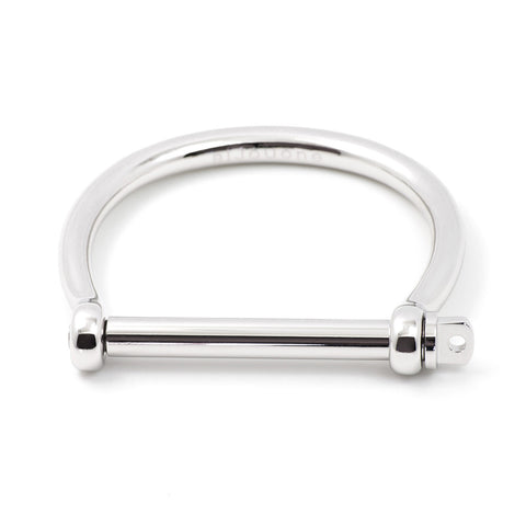 Classic Screw Cuff Bracelet, Silver - BIJOUONE