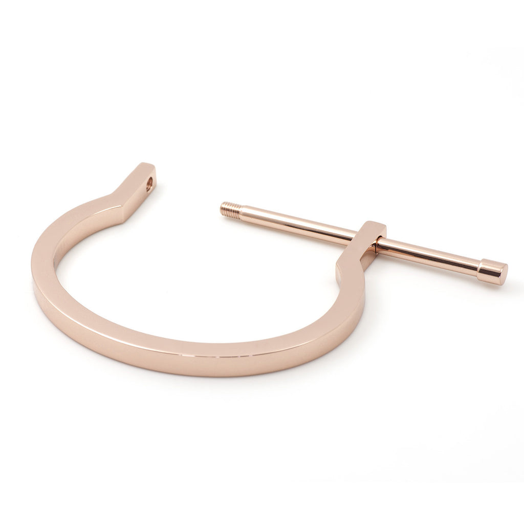 Modern Screw Cuff Bracelet, Rose Gold - BIJOUONE