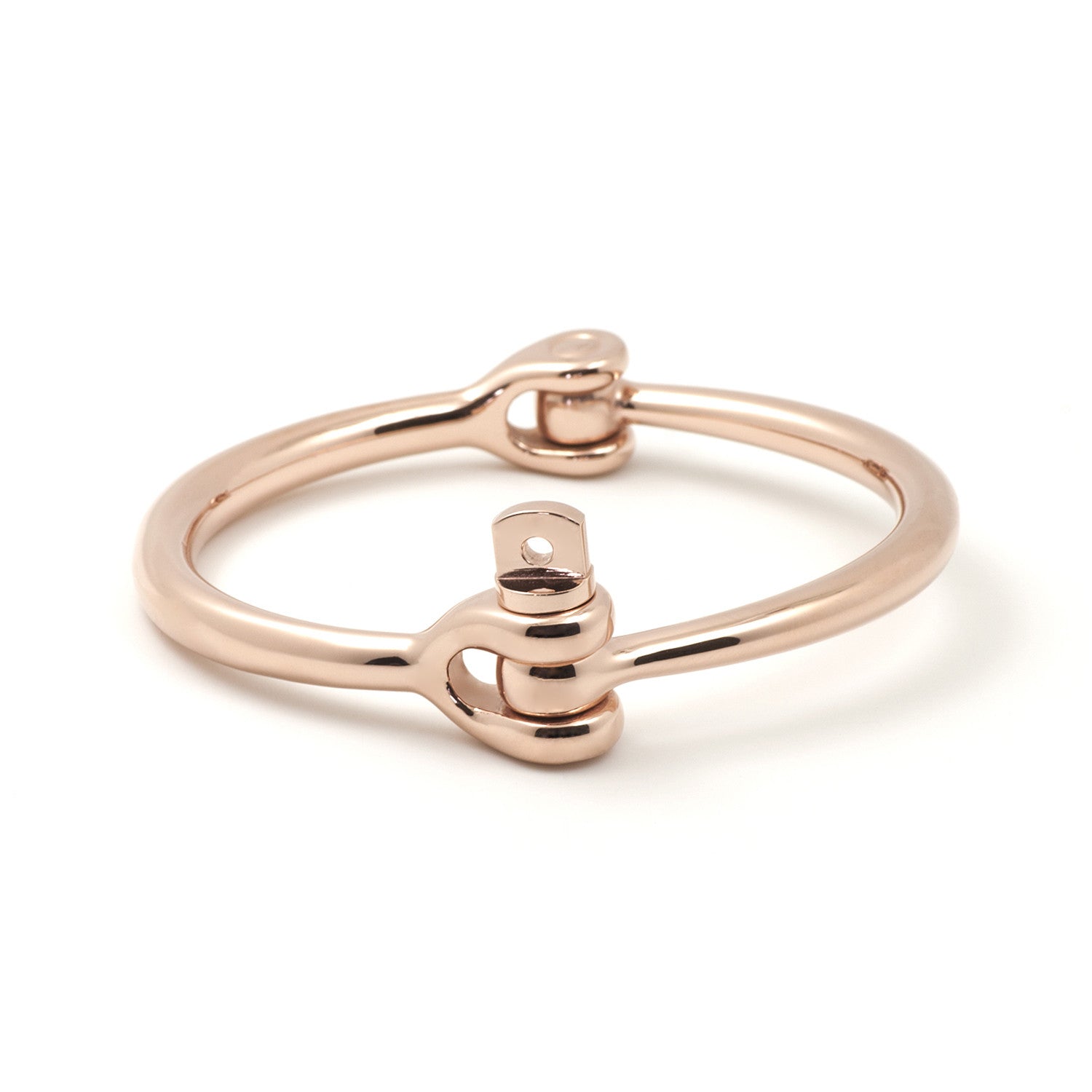 Classic Screw Cuff Bracelet, Rose Gold