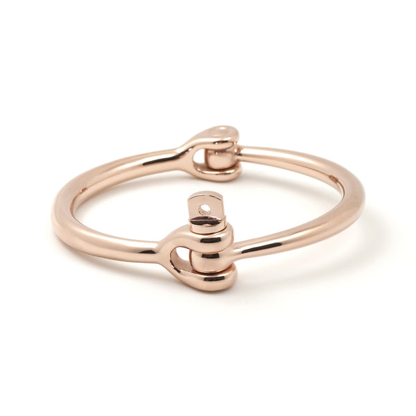 Reeve Screw Cuff Bracelet, Rose Gold - BIJOUONE