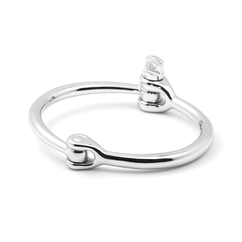 Reeve Screw Cuff Bracelet, Silver - BIJOUONE