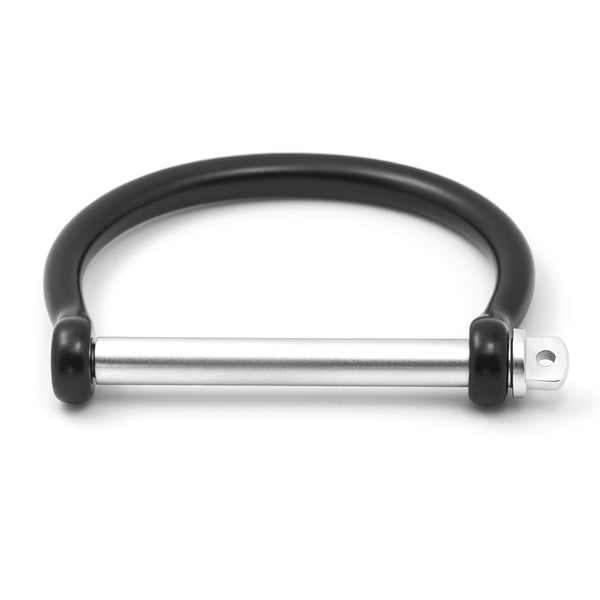 Classic Screw Cuff Bracelet, Black/Silver - BIJOUONE