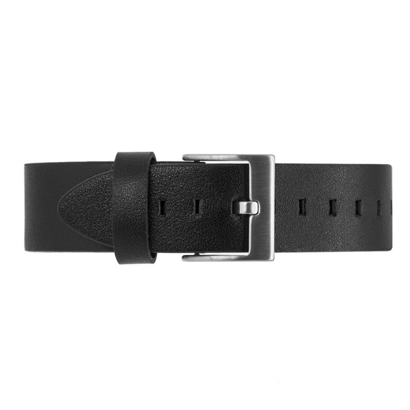 B202 Black Calf Leather Watch Strap - BIJOUONE