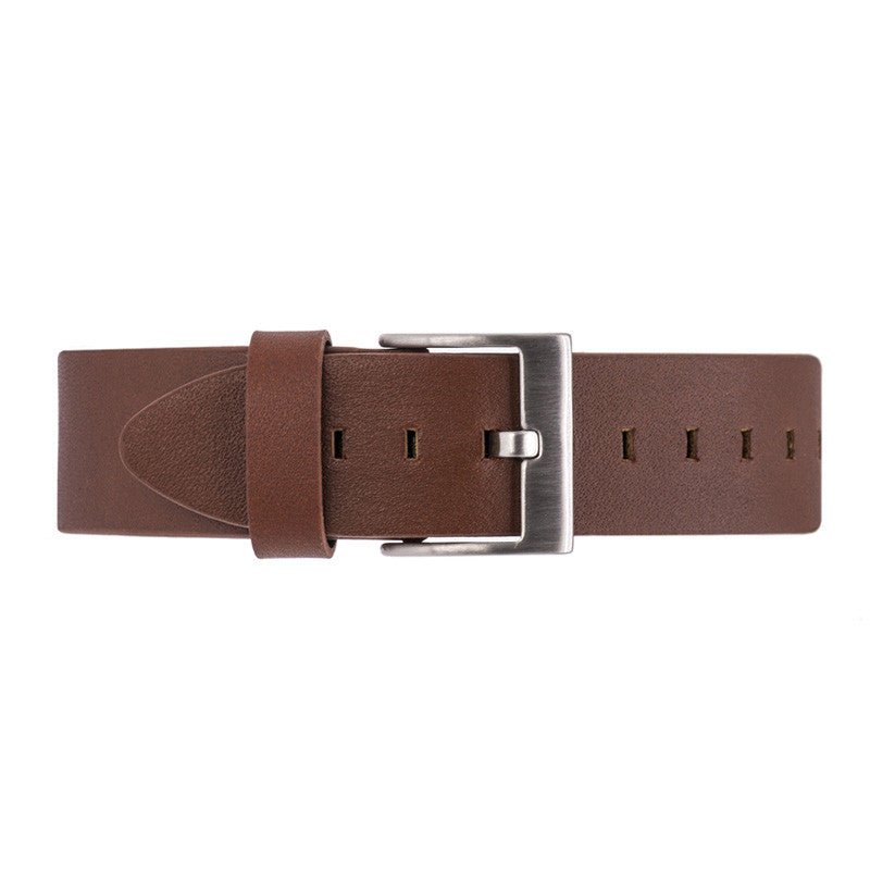 B202 Tan Calf Leather Watch Strap - BIJOUONE